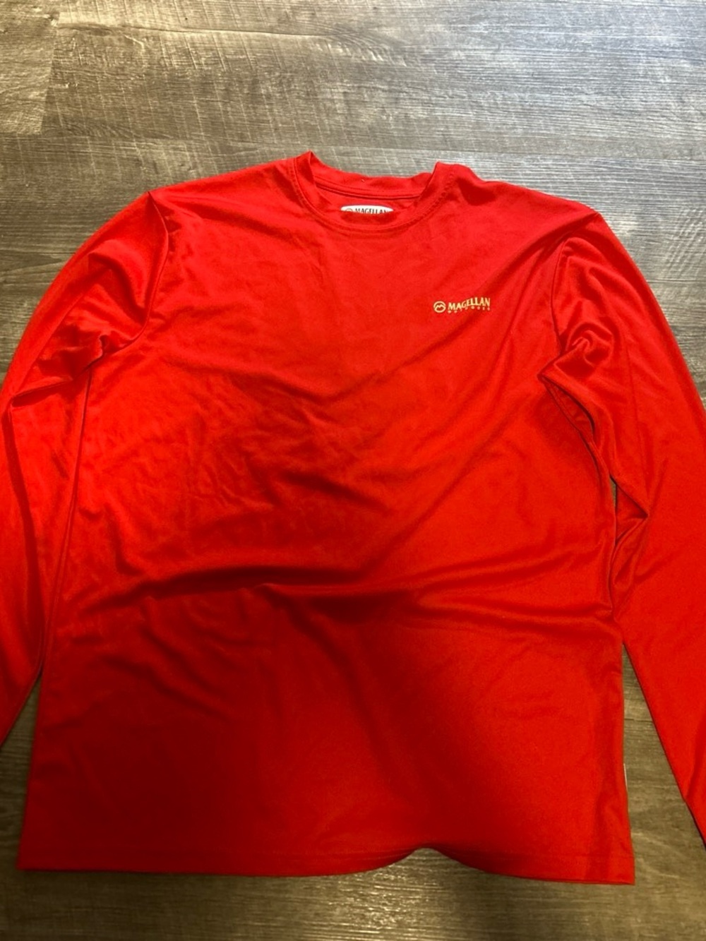 Magellan Outdoors Men's Long-Sleeve Performance Shirt - Bright Red